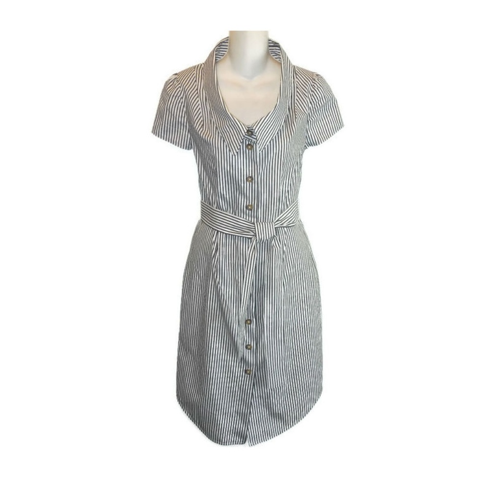 Vivienne Westwood ANGLOMANIA Stripe Shirt Dress 40